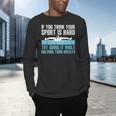 Swimming Art For Men Women Swimmer Swim Coach Training Men's Long Sleeve T-Shirt