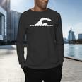 Swimming Float Men's Long Sleeve T-Shirt Swimming Float Men's Long Sleeve T-Shirt