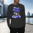 Swimming Goggles Saying Swim Team Gear Men's Long Sleeve T-Shirt Swimming Goggles Saying Swim Team Gear Men's Long Sleeve T-Shirt