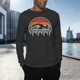 Swimming Heartbeat Retro Swim Swimmer Men Women Men's Long Sleeve T-Shirt Swimming Heartbeat Retro Swim Swimmer Men Women Men's Long Sleeve T-Shirt