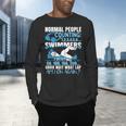 Swimming Humor Swim Men's Long Sleeve T-Shirt Swimming Humor Swim Men's Long Sleeve T-Shirt