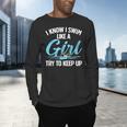 Swimming For Men Women Kids Swimmer Swim Lovers Men's Long Sleeve T-Shirt
