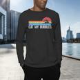Swimming Swimmer Eat My Bubbles Swim Retro Men's Long Sleeve T-Shirt Swimming Swimmer Eat My Bubbles Swim Retro Men's Long Sleeve T-Shirt