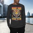 Vintage Muay Thai Twin Tiger Art Of 8 Limbs Men's Long Sleeve T-Shirt