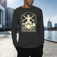 Vitruvian Drummer Drum Kit Music Lover Musician Men Men's Long Sleeve T-Shirt Vitruvian Drummer Drum Kit Music Lover Musician Men Men's Long Sleeve T-Shirt
