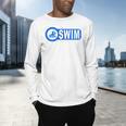 2 Sided Print Swimming Teacher Swim Instructor Swim Lessons Men's Long Sleeve T-Shirt 2 Sided Print Swimming Teacher Swim Instructor Swim Lessons Men's Long Sleeve T-Shirt