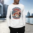 Backyard BBQ Dad Grill Boss Patriotic Fourth Of July Barbecu Men's Long Sleeve T-Shirt