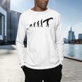 Canoe Evolution Canoeing Shirt T-Shirt Men's Long Sleeve T-Shirt