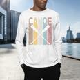 Canoe Vintage Canoeing Retro Canoe Paddling Men's Long Sleeve T-Shirt