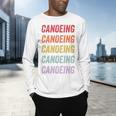 Canoeing Men's Long Sleeve T-Shirt