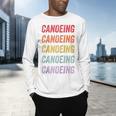 Canoeing Raglan Baseball Tee Men's Long Sleeve T-Shirt