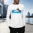 Cat Swimming Pool Men's Long Sleeve T-Shirt Cat Swimming Pool Men's Long Sleeve T-Shirt