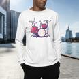Drum Kit Electronic Drums Sweatshirt Men's Long Sleeve T-Shirt Drum Kit Electronic Drums Sweatshirt Men's Long Sleeve T-Shirt