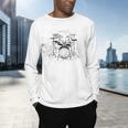 Drum Kit Raglan Baseball Tee Men's Long Sleeve T-Shirt Drum Kit Raglan Baseball Tee Men's Long Sleeve T-Shirt