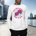 This Girl Knows How To Box Muay Thai Kickboxer Fan Boxing Men's Long Sleeve T-Shirt
