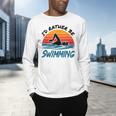 I'd Rather Be Swimming Retro Swim Swimmer Men's Long Sleeve T-Shirt I'd Rather Be Swimming Retro Swim Swimmer Men's Long Sleeve T-Shirt