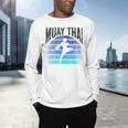 Muay Thai Hobby Fighter Martial Arts Boxing Men's Long Sleeve T-Shirt