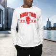 Muay Thai For Men Women Kids Mixed Martial Arts Raglan Baseball Tee Men's Long Sleeve T-Shirt Muay Thai For Men Women Kids Mixed Martial Arts Raglan Baseball Tee Men's Long Sleeve T-Shirt