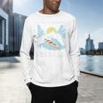 Paddle Retro Style Canoe & Outdoors Simple Canoeing Graphic Men's Long Sleeve T-Shirt