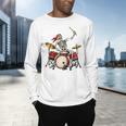 Skeleton Drummer Skull Drum Kit Halloween Raglan Baseball Tee Men's Long Sleeve T-Shirt Skeleton Drummer Skull Drum Kit Halloween Raglan Baseball Tee Men's Long Sleeve T-Shirt