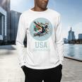 SWIMMING SPORT COMPETITIVE SWIM Men's Long Sleeve T-Shirt SWIMMING SPORT COMPETITIVE SWIM Men's Long Sleeve T-Shirt