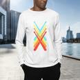 Vintage Drum Kit Percussion Drummer Sweatshirt Men's Long Sleeve T-Shirt