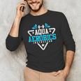 Aqua Aerobics Swimming Water Instructor Fitness Waterobics Men's Long Sleeve T-Shirt