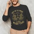 Art Of 8 Limbs MMA Tiger Muay Thai Fighter Muay Thai Men's Long Sleeve T-Shirt