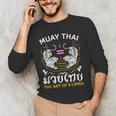The Art Of 8 Limbs Sak Yant Tiger Muay Thai Men's Long Sleeve T-Shirt The Art Of 8 Limbs Sak Yant Tiger Muay Thai Men's Long Sleeve T-Shirt