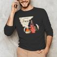 BBQ Dad Grilling Humor Men Backyard Men's Long Sleeve T-Shirt