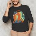 Boxing Kickboxing Muay Thai Men Boys Combat Sport Men's Long Sleeve T-Shirt