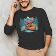 Canoe Art For Men Women Canoeing Canoe Kayak Lover Men's Long Sleeve T-Shirt Canoe Art For Men Women Canoeing Canoe Kayak Lover Men's Long Sleeve T-Shirt