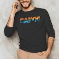 Canoe Canoeing Retro Canoe Men's Long Sleeve T-Shirt