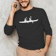 Canoe Couple Canoe Team Canoe Lover Canoeing Tour Summer Men Women Kids Men's Long Sleeve T-Shirt