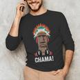 Chama Fighter MMA Fan JJB Boxing Muay Thai Kickboxing Men's Long Sleeve T-Shirt