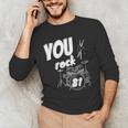 Drum Kit Drummer 81 Years 81st Birthday Men Women Men's Long Sleeve T-Shirt Drum Kit Drummer 81 Years 81st Birthday Men Women Men's Long Sleeve T-Shirt