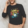 Drum Kit Steamwave Music Band Men's Long Sleeve T-Shirt Drum Kit Steamwave Music Band Men's Long Sleeve T-Shirt
