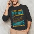 Drummer Drummer Drum Kit Men's Long Sleeve T-Shirt Drummer Drummer Drum Kit Men's Long Sleeve T-Shirt