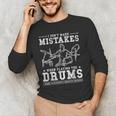 Drummer Music Drum Kit Men's Long Sleeve T-Shirt