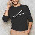 Drumsticks Drum Kit Men's Long Sleeve T-Shirt Drumsticks Drum Kit Men's Long Sleeve T-Shirt