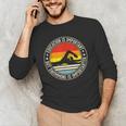 Education Is Important But Swimming Is Importanter Men's Long Sleeve T-Shirt