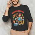 Fun Summer BBQ Dad For Grilling Enthusiasts Men's Long Sleeve T-Shirt