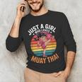 Girls Muay Thai Men's Long Sleeve T-Shirt