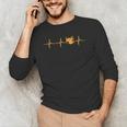 Great Drum Kit Heartbeat Drummer Men's Long Sleeve T-Shirt