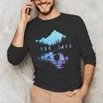 Kayak Kayak Vintage Mountains Canoe Kayak Men's Long Sleeve T-Shirt Kayak Kayak Vintage Mountains Canoe Kayak Men's Long Sleeve T-Shirt