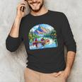 Lake Canoeing Canoe Men's Long Sleeve T-Shirt Lake Canoeing Canoe Men's Long Sleeve T-Shirt