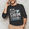 Last Swim Season Swim Senior Mom Swimming Senior Mama Men's Long Sleeve T-Shirt Last Swim Season Swim Senior Mom Swimming Senior Mama Men's Long Sleeve T-Shirt