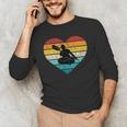 I Love Canoeing Water Sports Canoe Tour Paddling Canadian Men's Long Sleeve T-Shirt