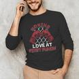 Love At First Punch Professional Boxer Muay Thai Boxing Men's Long Sleeve T-Shirt