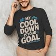 Masters Swimmer Cool Down Workout Humor Bold Swimming Men's Long Sleeve T-Shirt Masters Swimmer Cool Down Workout Humor Bold Swimming Men's Long Sleeve T-Shirt